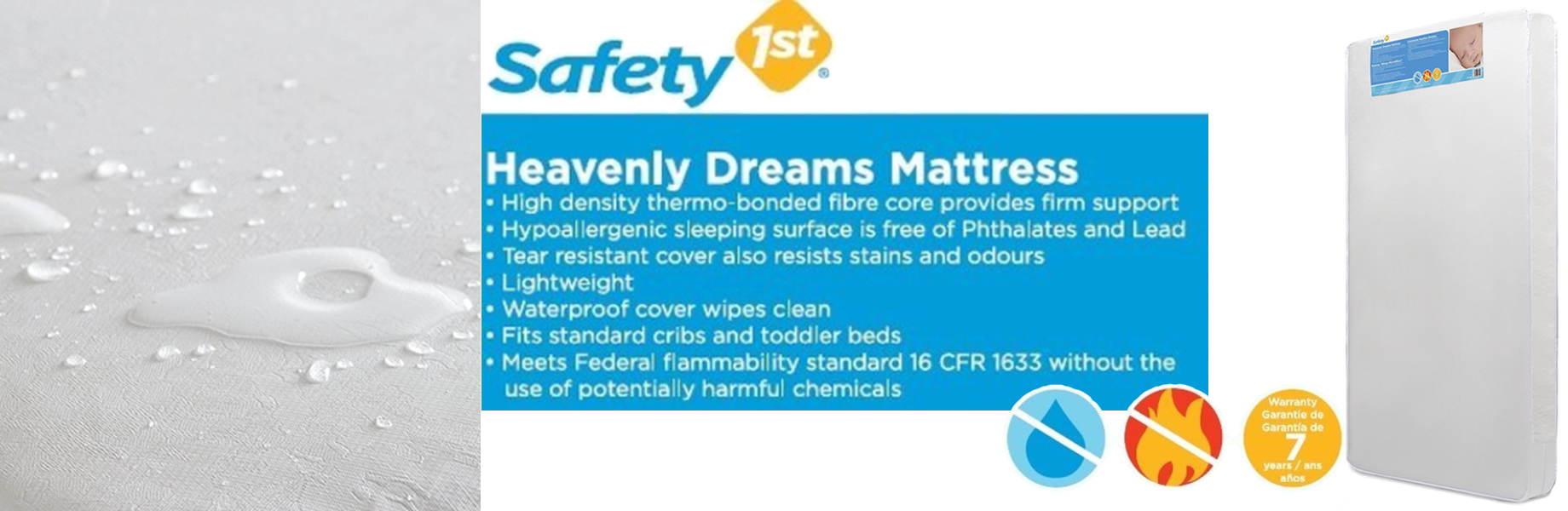 best crib mattress - safety first heavenly dream